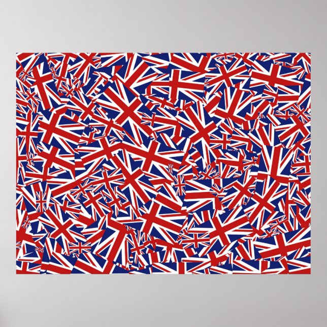 Union Jack Collage Poster (Front)