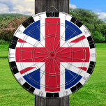 Union Jack Dartboard & British Flag / UK game<br><div class="desc">Dartboard: United Kingdom & Union Jack - British flag darts,  family fun games - love my country,  summer games,  holiday,  fathers day,  birthday party,  college students / sports fans</div>