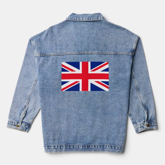 Union Jack Denim Jacket (Back)