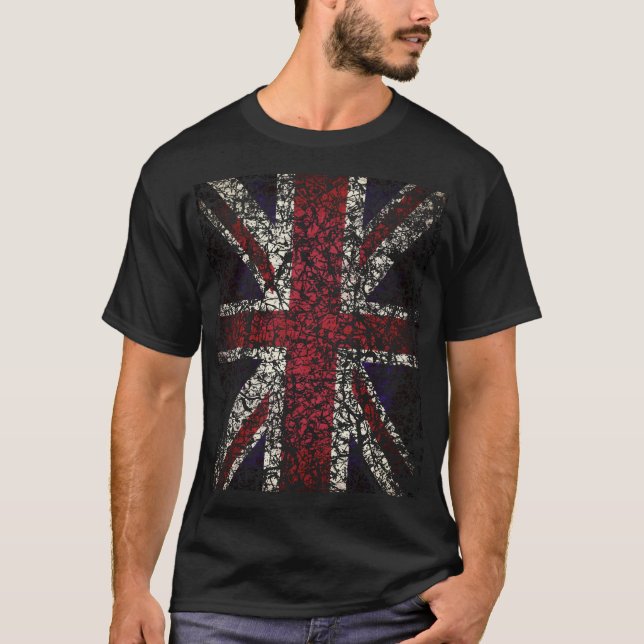 Union Jack Distressed T-Shirt (Front)