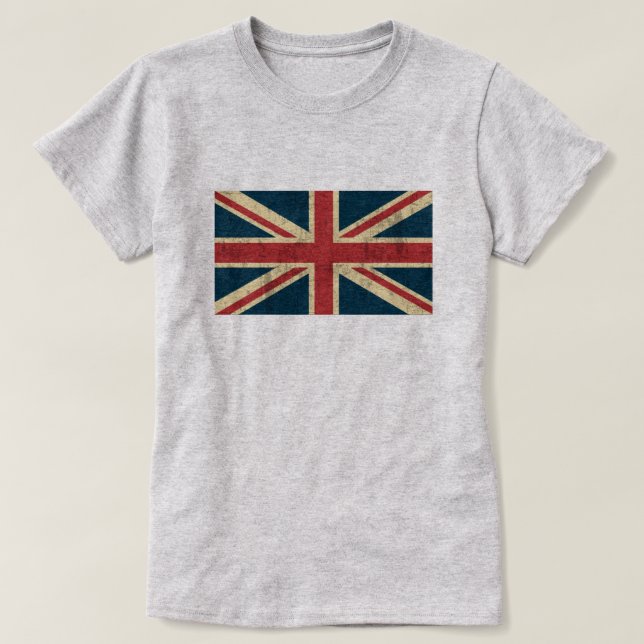 Union Jack Distressed T-Shirt (Design Front)