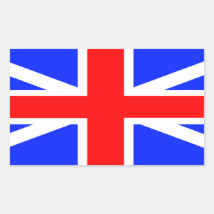 Union Jack England colours stickers