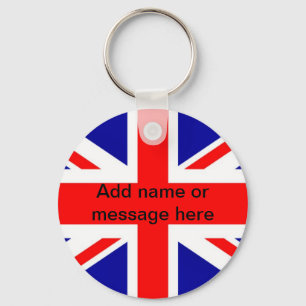 Union Jack English flag British flag UK pom Key Ring