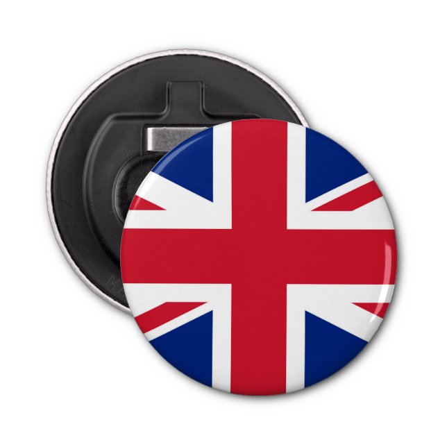 Union Jack Flag bocnt Bottle Opener (Front)