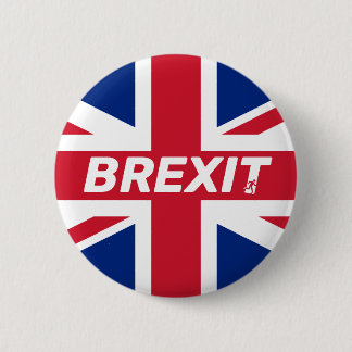 Union Jack Flag Brexit Supporters Badge Leave EU