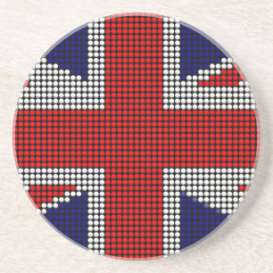 Union jack flag british flag coaster