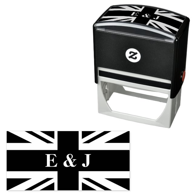 Union Jack Flag British Self-inking Stamp (In Situ)
