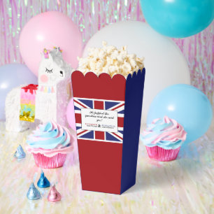 Union Jack Flag British Wedding Favour Box