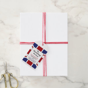 Union Jack Flag British Wedding Favour Gift Tags