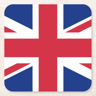 Union Jack Flag coastercnt Square Paper Coaster