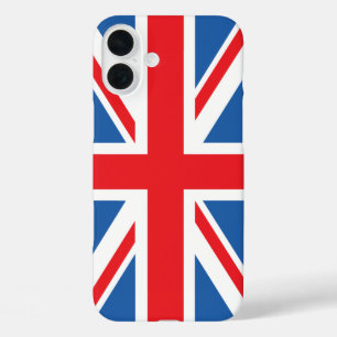 Union Jack/Flag Design iPhone 16 Plus Case