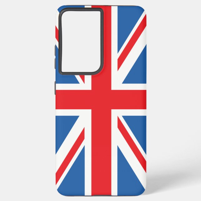 Union Jack/Flag Design Samsung Galaxy S21 Ultra Case (Back)