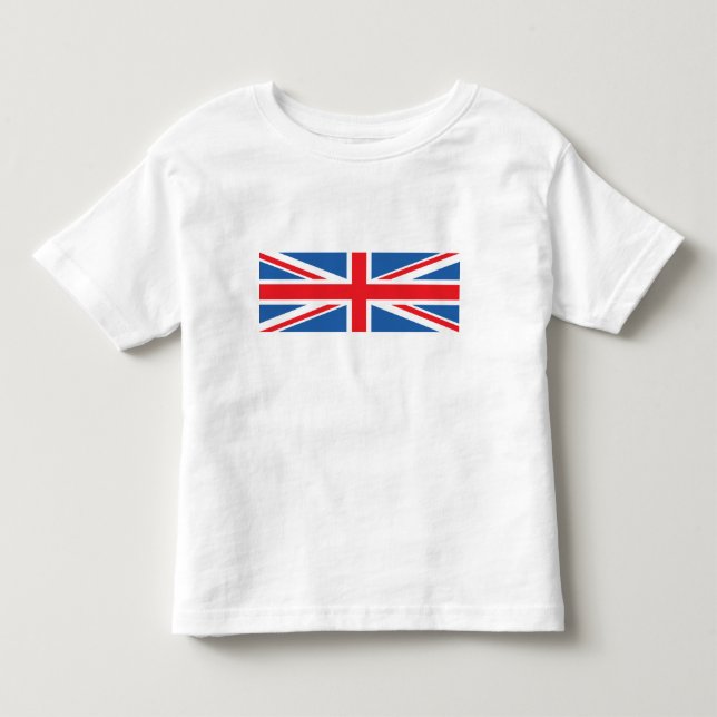 Union Jack/Flag Design Toddler T-Shirt (Front)