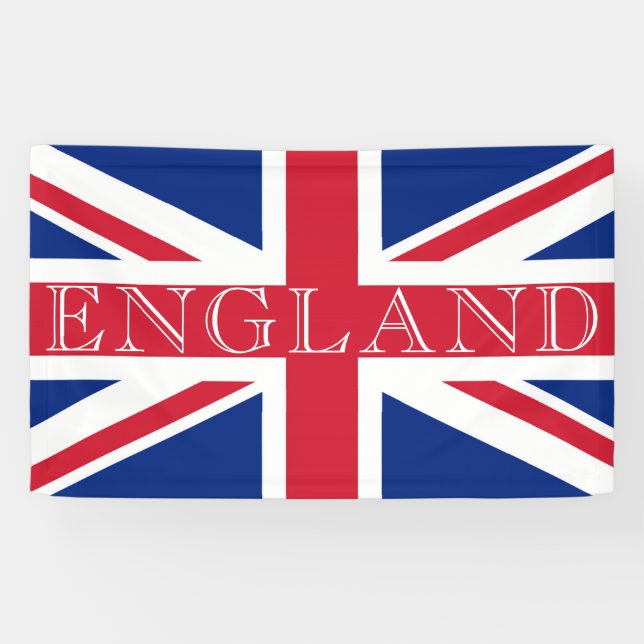 Union Jack Flag England bnrcnt Banner (Horizontal)