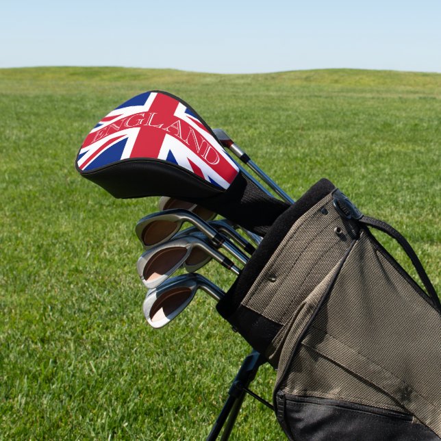 Union Jack Flag England dccnt Golf Head Cover (In Situ)
