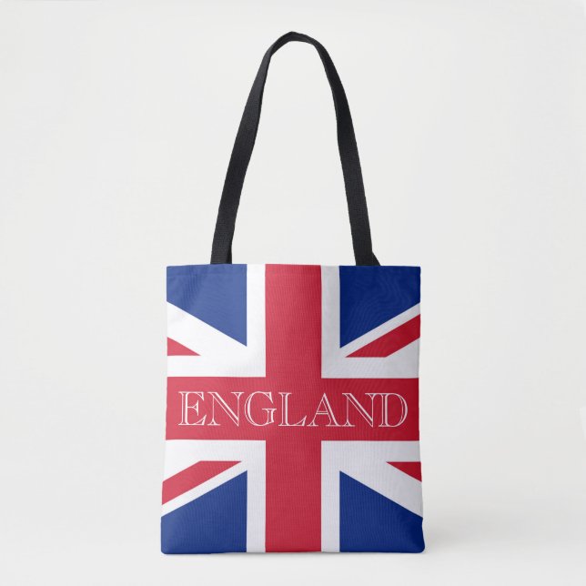 Union Jack Flag England stcnt Tote Bag (Front)