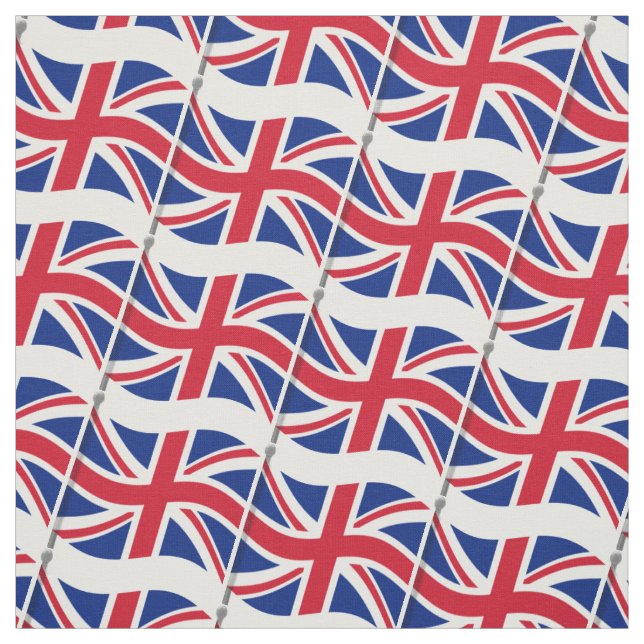 Union Jack Flag Fabric (Swatch)