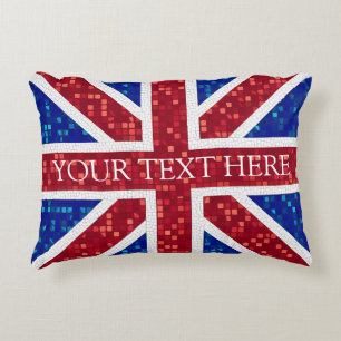 Union Jack Flag Great Britain Decorative Cushion