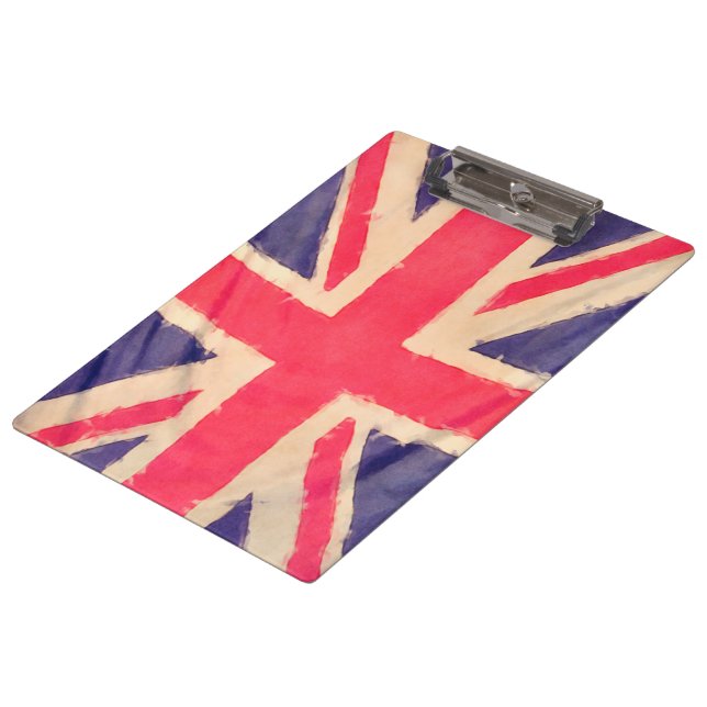 UNION JACK FLAG grunge Clipboard (Angled)