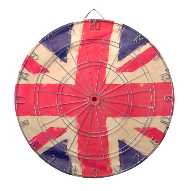 UNION JACK FLAG grunge Dartboard (Front)