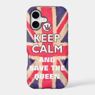 UNION JACK FLAG grunge / KEEP CALM + your text