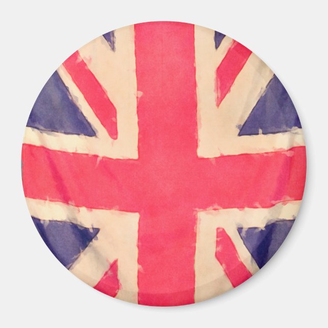 UNION JACK FLAG grunge Magnet (Front)