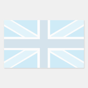 Union Jack Flag in Blue Stickers
