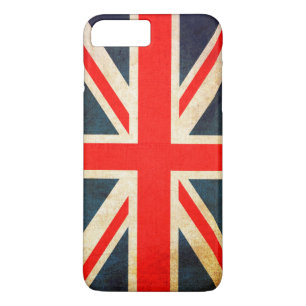 Union Jack Flag in Grunge iPhone 8 Plus/7 Plus Case