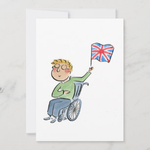 Union Jack Flag Invitation