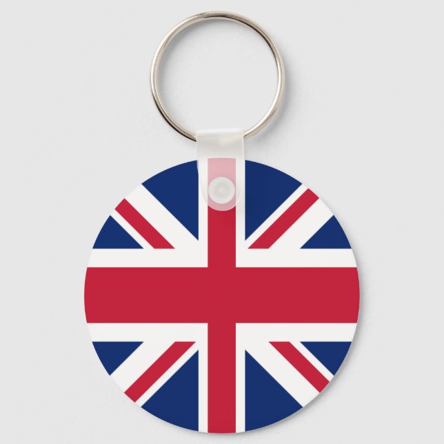 Union Jack Flag Key Ring (Front)
