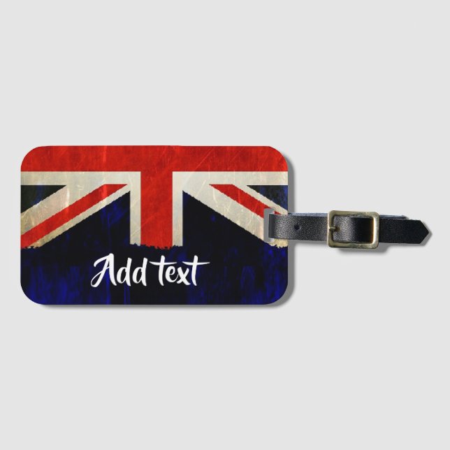 Union Jack flag Luggage Tag (Front Horizontal)