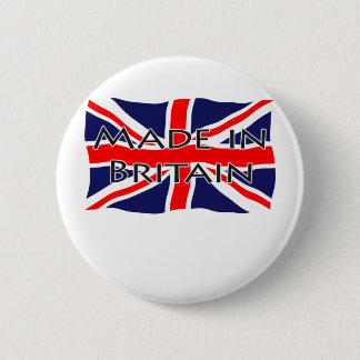 Union Jack Flag - Made in Britain 6 Cm Round Badge