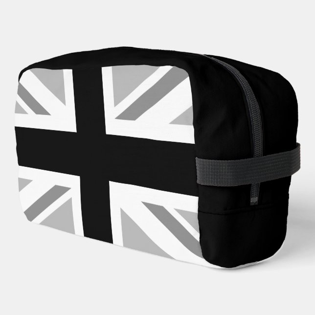 Union Jack/Flag Monochrome Dopp Kit (Left Corner)
