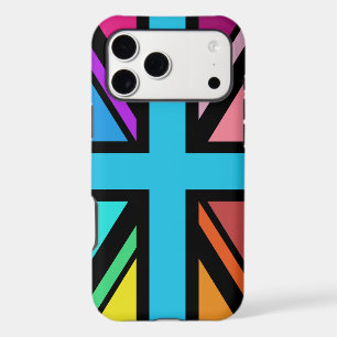 Union Jack/Flag Multicolored+Black Design
