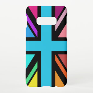Union Jack/Flag Multicolored+Black Design Samsung Galaxy Case