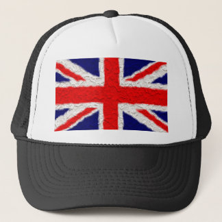 Union jack flag national country trucker hat