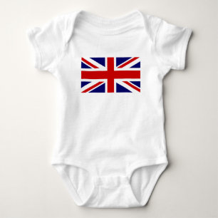 Union Jack Flag of the United Kingdom Baby Bodysuit