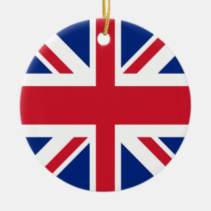 Union Jack - Flag of the United Kingdom Ceramic Tree Decoration