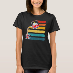 Union Jack Flag Of The United Kingdom With Teapot T-Shirt