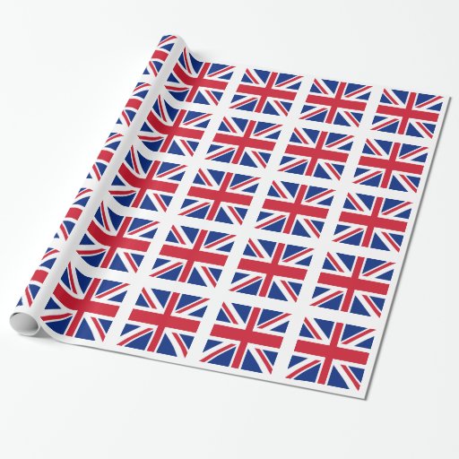 Image of Union Jack - Flag of the United Kingdom Wrapping Paper