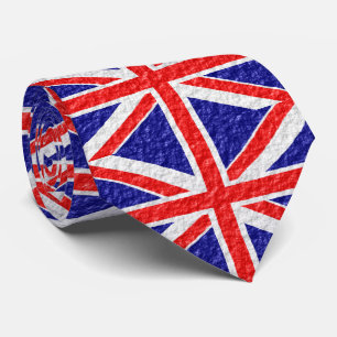 Union Jack Flag Tie