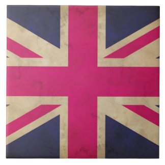 Union Jack Flag Tile/Trivet Tile