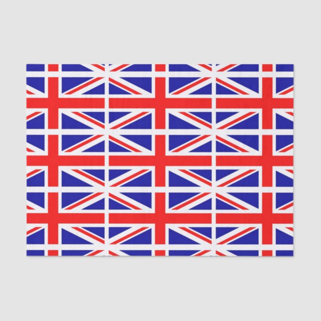 Union Jack flag Tissue Paper (Front)