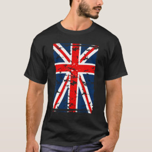 Union Jack Flag Uk United Kingdom Great Britain Br T-Shirt