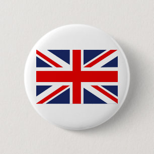 Union Jack Flag-United Kingdom 6 Cm Round Badge