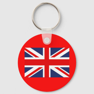 Union Jack Flag-United Kingdom Key Ring