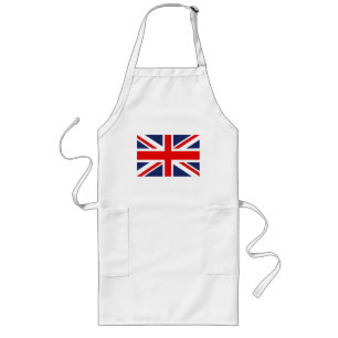 Union Jack Flag-United Kingdom Long Apron