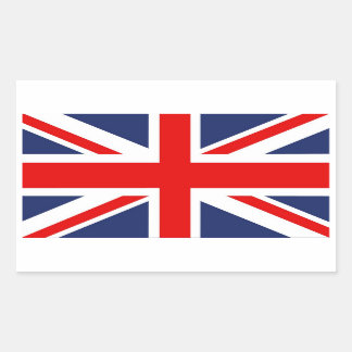 Union Jack Flag-United Kingdom Rectangular Sticker