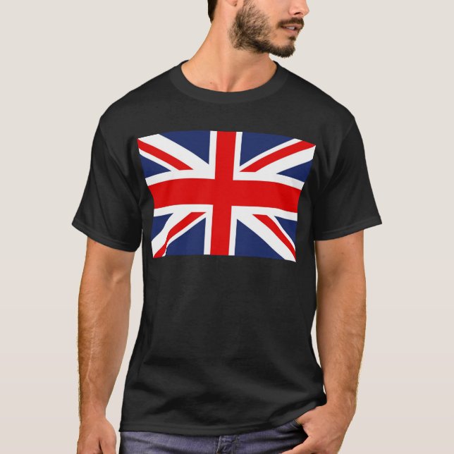 Union Jack Flag-United Kingdom T-Shirt (Front)