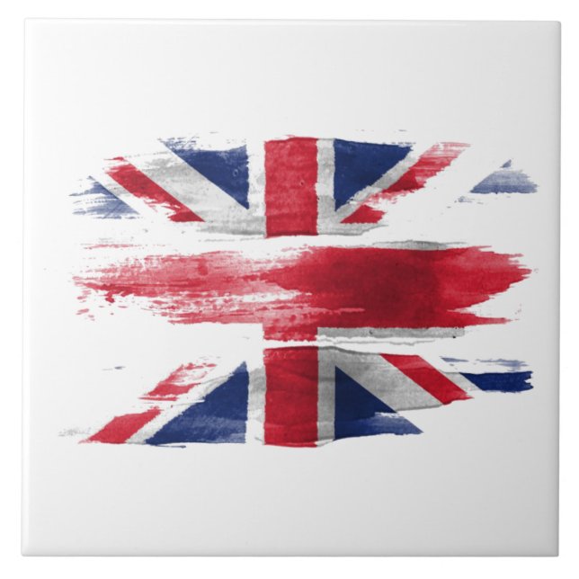 Union Jack grunge Tile (Front)